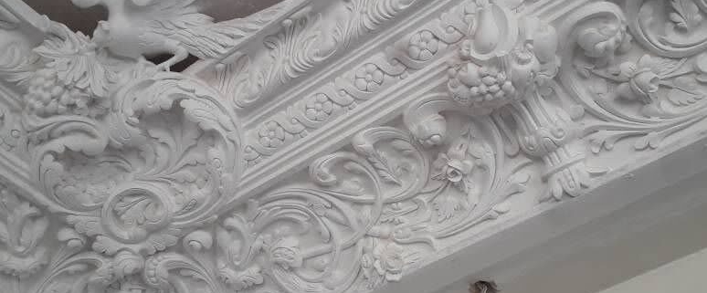 تصویر گچبری سقف بدون رابیتس