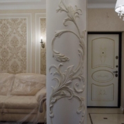 گچبری ستون مدرن گرد