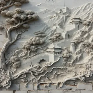 گچبری مدرن نقش برجسته