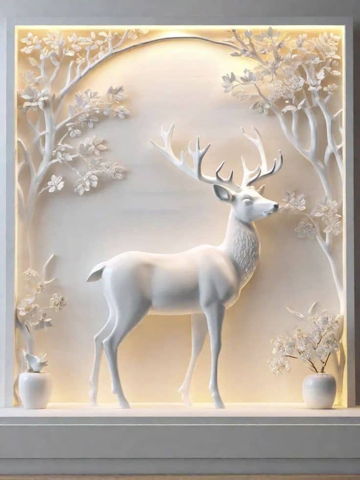 گچبری مدرن نقش برجسته