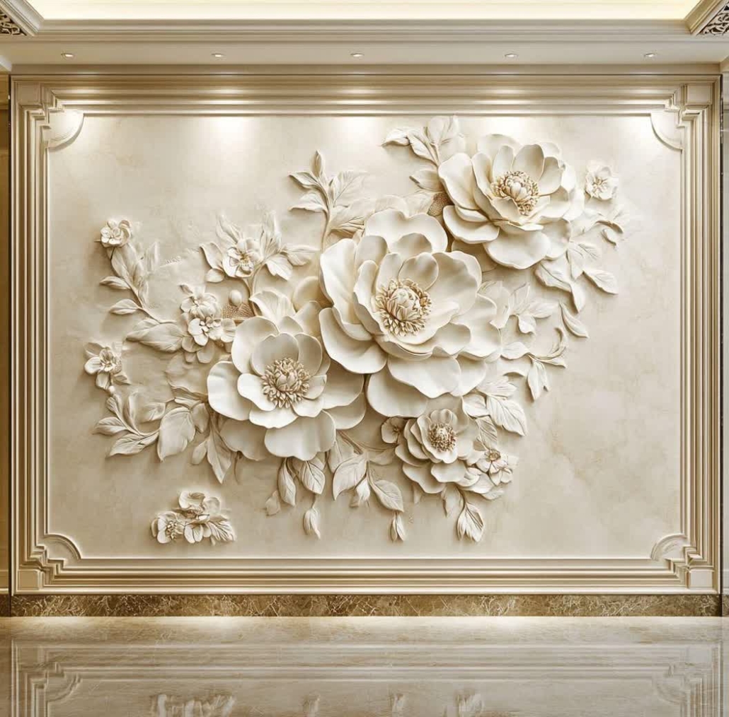 گچبری مدرن نقش برجسته