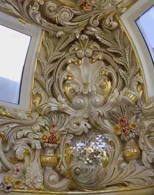 تصویر گچبری مدرن و سنتی در کرمان