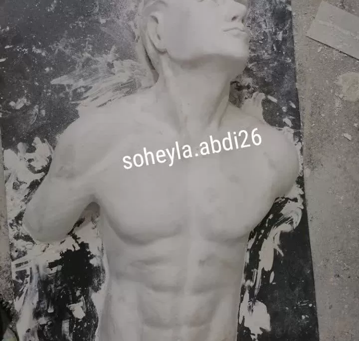 تصویر گچبری مدرن طرح فرشته