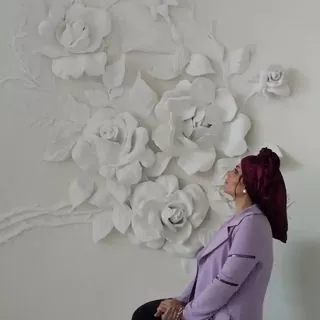 تصویر گچبری مدرن دیوار