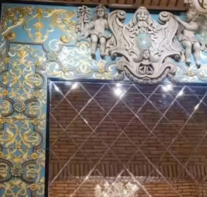 طرح پتینه کاری مدرن روی دیوار